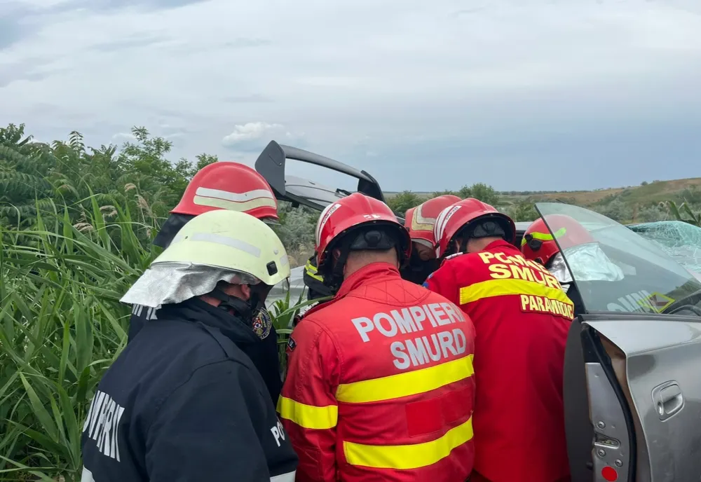 FOTO VIDEO Accident teribil cu victime încarcerate pe drumurile din Tulcea