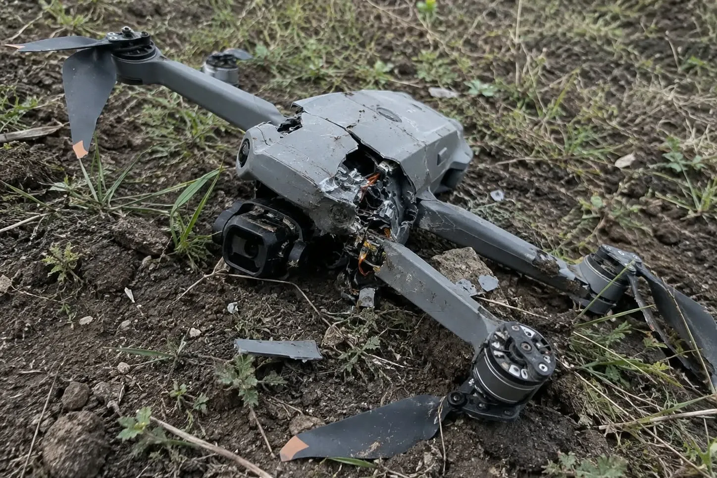 Dronă prăbușită în Tulcea