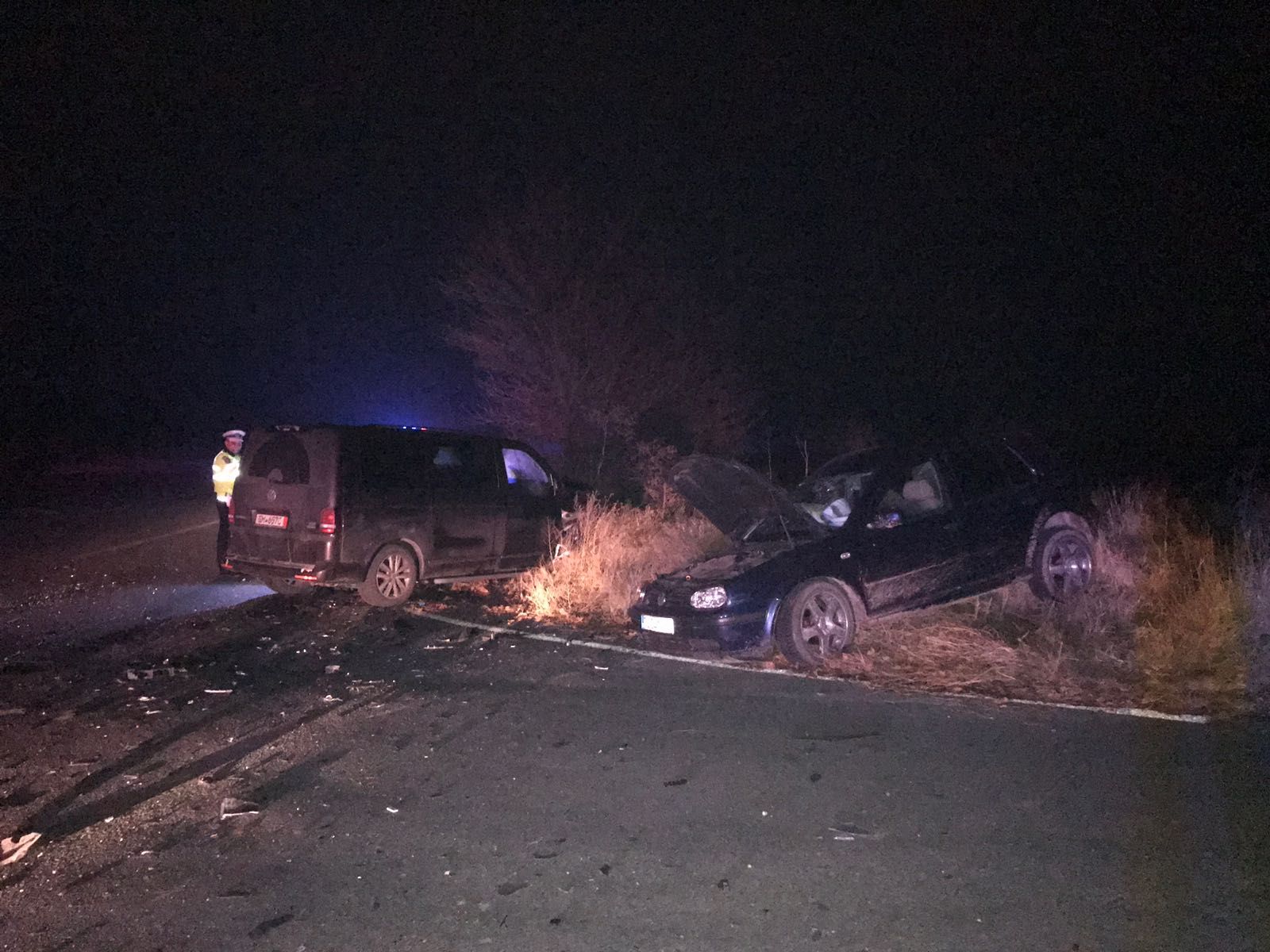 accident rutier in afara localitatii Babadag