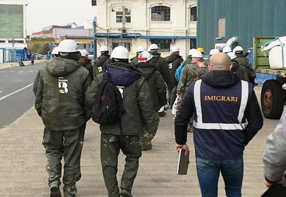 Nouă ucraineni fără forme legale de muncă în Tulcea