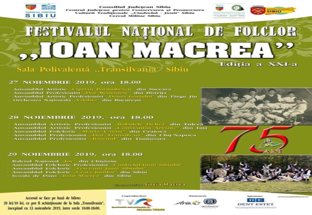 ,,Călușul Dobrogean" prezent la un festival de folclor din Sibiu