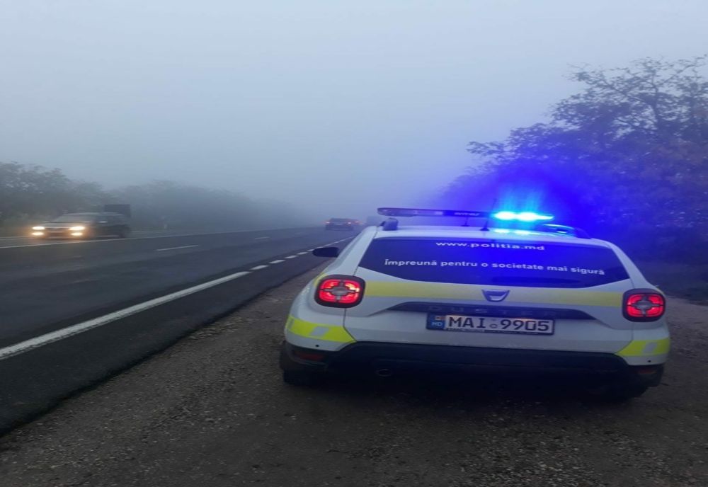 Tulcea: Recomandări ale poliţiei pentru circulaţie în condiţii de ceaţă