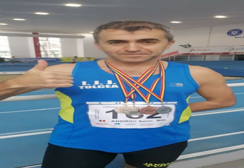 “Recordurile sunt făcute pentru a fi doborâte”. Cinci medalii pentru jandarmul Sorin Andrici