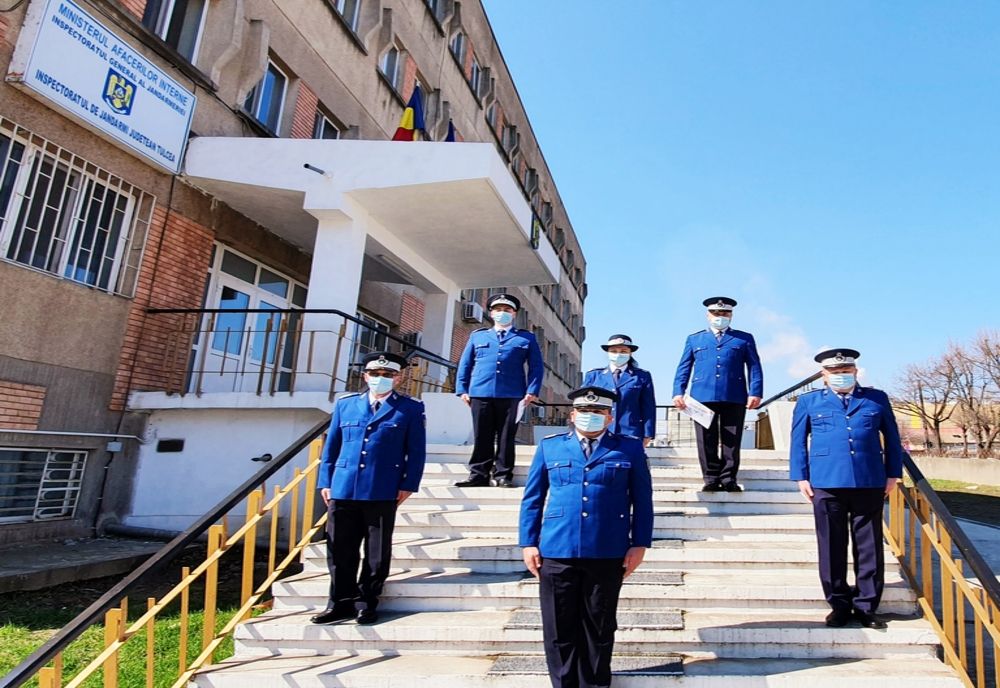 FOTO Avansări în grad la Jandarmeria Tulcea de Ziua Jandarmeriei Române
