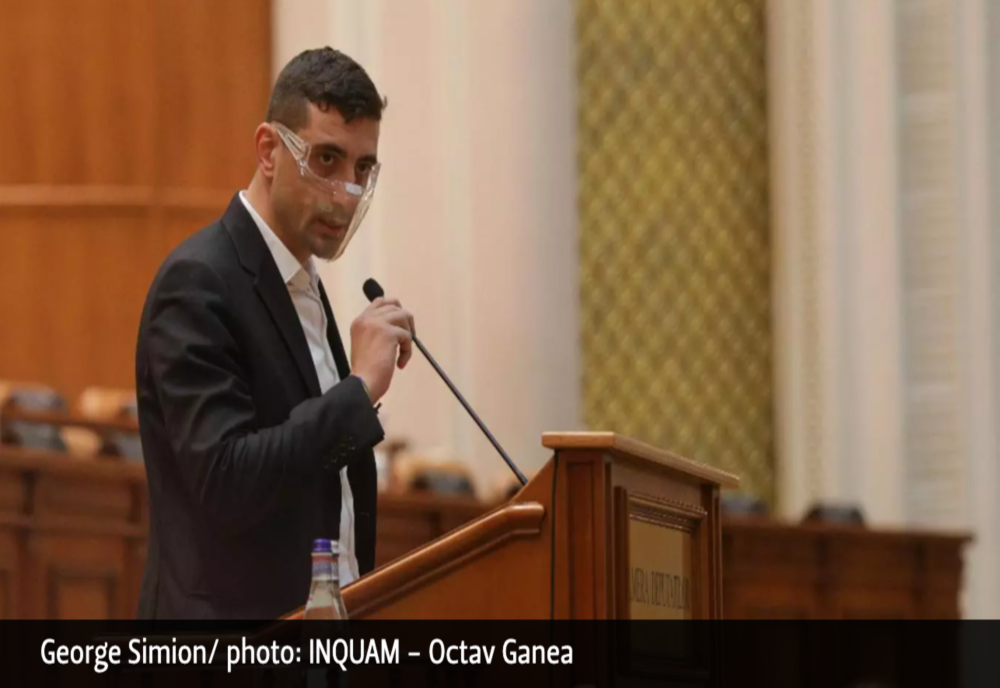 George Simion a făcut show în Parlament: ”Unde e Cîțu? Unde e micuțu? Îi este frică? Este jenat?”