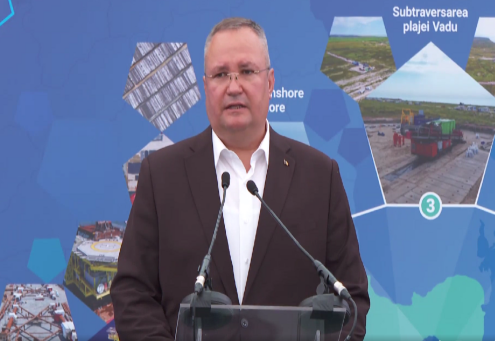 VIDEO Începe producţia de gaze naturale din Marea Neagră. Ciucă: Vom ajunge să asigurăm 90% din necesarul de consum al României