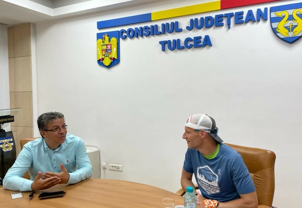  Kieran Alger, maratonistul Dunării: "Sunt sigur că va fi grozav să văd în drumul meu locuri unice, oameni deosebiți și ospitalieri, cum am întâlnit deja la Tulce