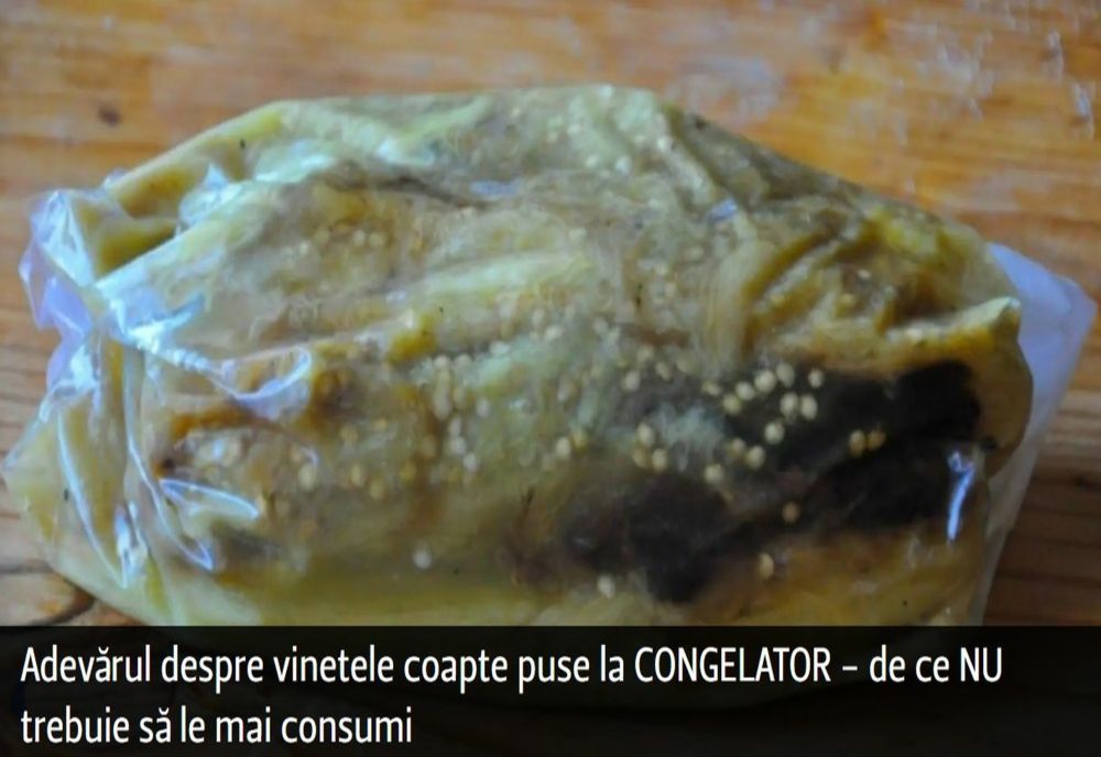Adevărul despre vinetele coapte puse la CONGELATOR - de ce NU trebuie să le mai consumi