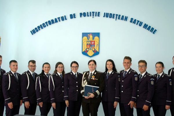 Zece agenți noi la Inspectoratul de Poliție Tulcea