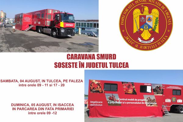 Caravana SMURD vine la Tulcea