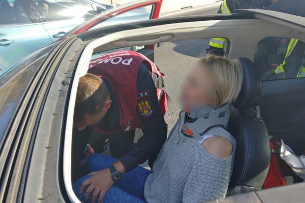 Purtătorul de cuvânt al ISU Tulcea, Florentin Daciu, salvator de ocazie la un accident