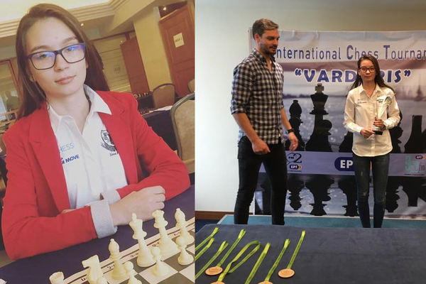 Campioana internațională la șah Beatrice Hristea a obținut primul titlu în Grecia
