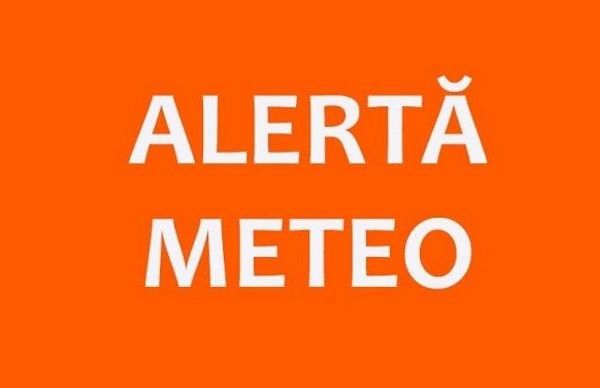 Cod portocaliu de ploi și vijelii pentru jumătate de județ