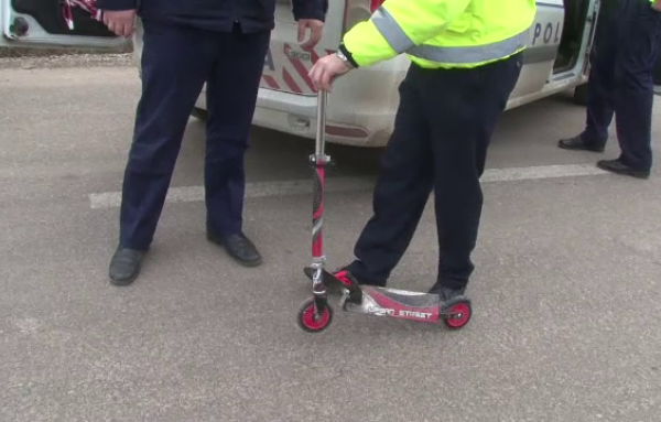 Minor de 3 ani accidentat în Vest