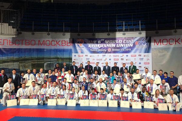 Tulceni de top la World Cup Kyokushin Union" Moscova 2019
