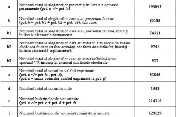 Rezultate finale oficiale:  Patru tulceni din zece au votat cu actualul preşedinte Klaus Iohannis