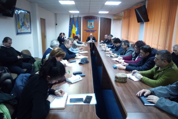 Şedinţă extraordinară a Comitetului Județean pentru Situații de Urgență