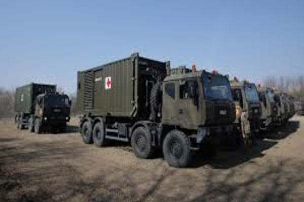 VIDEO Fără precedent! Armata română face un spital în 5 zile. Primele imagini