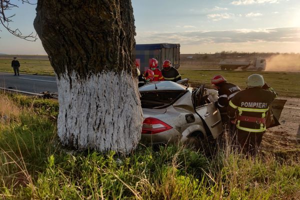 Șofer din Galați victimă a unui accident rutier aproape de Tulcea