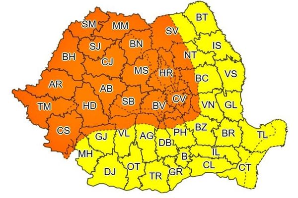  Dobrogea sub COD GALBEN de ploi și furtuni!