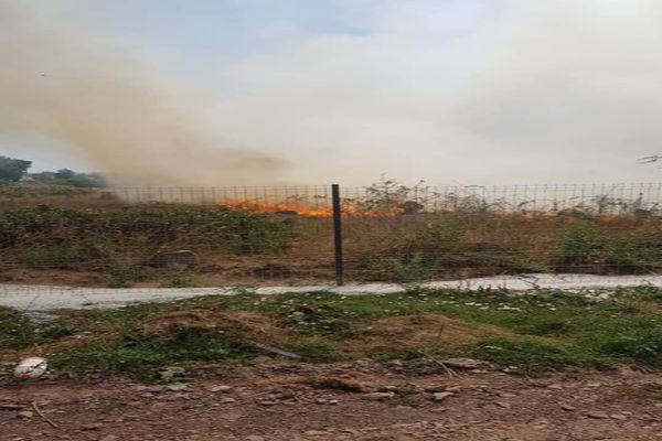 Incendiu în cimitirul din Beidaud