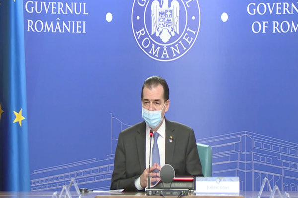 Ludovic Orban: Vom prelungi starea de alertă. Nu mai analizăm nicio restricție suplimentară