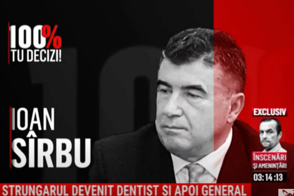 100% TU DECIZI! Ioan Sîrbu, strungarul devenit dentist și apoi general