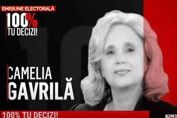 100% TU DECIZI! Camelia Gavrilă, liberala ajunsă pesedistă