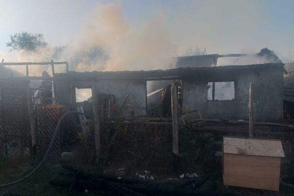 VIDEO| Incendiu la Camena. Autoritățile în alertă