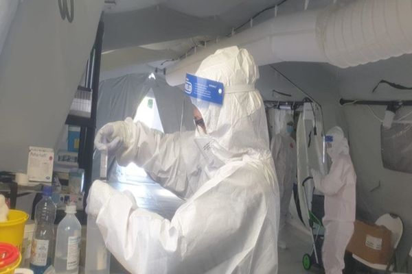 59 de pacienți cu COVID 19 internați în Spitalul Judeţean de Urgenţă Tulcea, Secția de Boli Infecțioase