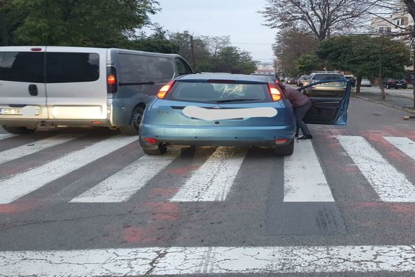 Accident pe trecerea de pietoni