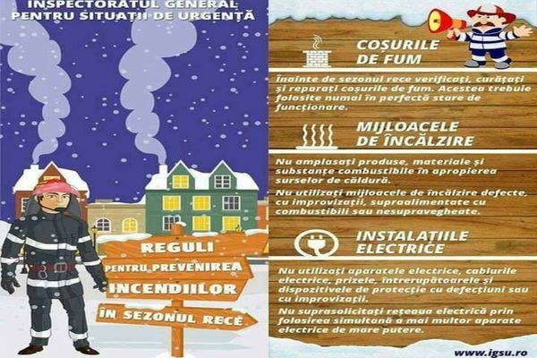 Atenție la exploatarea instalațiilor de încălzire!