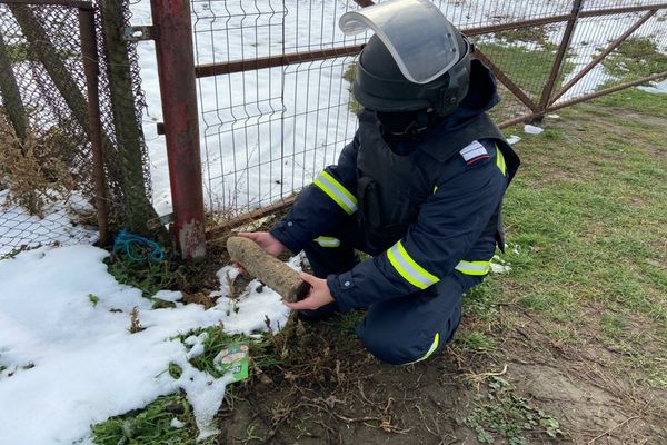 Muniție rămasă neexplodată găsită în comuna Stejaru