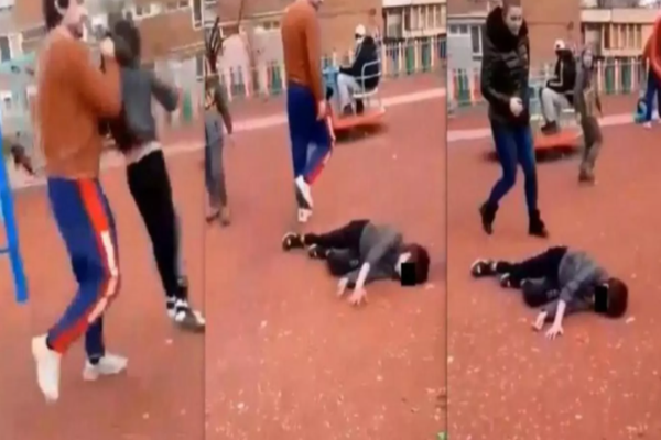 Violență extremă - Doi copii bătuți și dați cu capul de pământ, într-un parc din Hunedoara