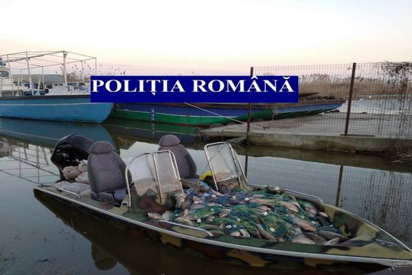 FOTO Percheziții la braconierii din Delta Dunării