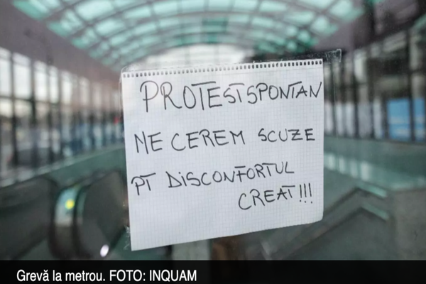 Sindicaliștii de la metrou suspendă greva. Metrorex își reia activitatea! Lider de sindicat: „Le transmit multă sănătate bucureștenilor”