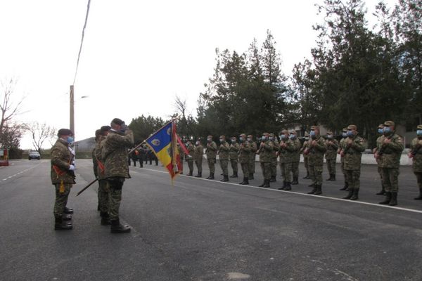 Babadag. O serie nouă de infanteriști marini a depus jurământul militar