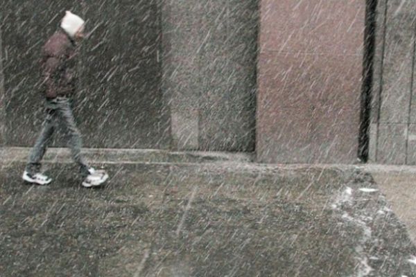 Precipitații sub formă de lapoviță în mai multe regiuni ale țării