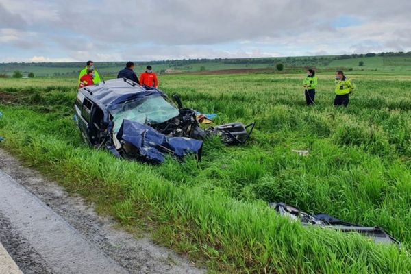 VIDEO Accident cu 4 morți, pe DN13!