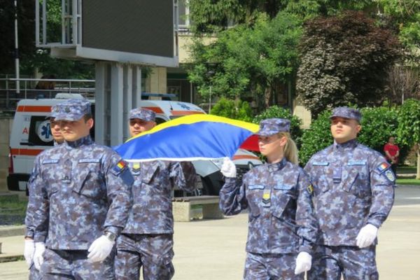 Ceremonial militar dedicat Zilei Drapelului Național