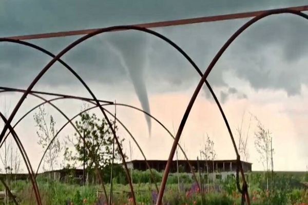VIDEO Tornadă la Corbu
