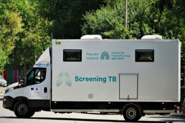 Caravana Screening TB. Analize gratuite pentru depistarea tuberculozei