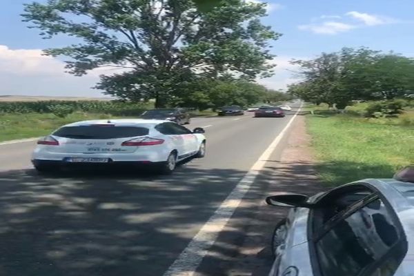 Aglomerație pe șoselele din Tulcea