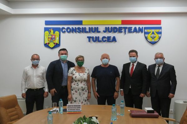 Vizită de lucru a Uniunii Ucrainenilor din România, la Tulcea