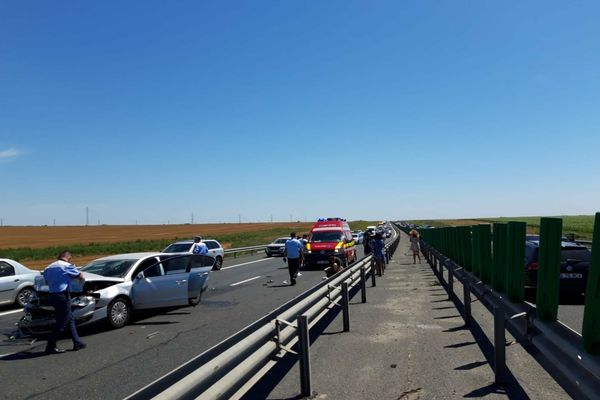 Încă un accident pe Autostrada A2 București - Constanța