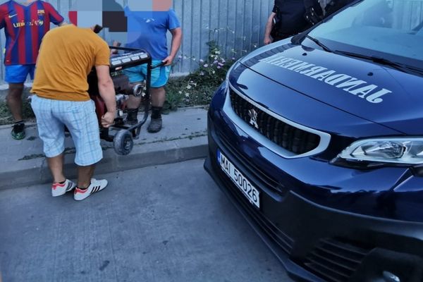 Motopompă furată de pe câmp și găsită de jandarmii tulceni