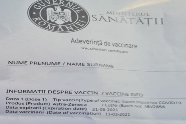 Peste 200 de dosare penale, deschise pentru eliberarea de adeverințe false de vaccinare anti-Covid