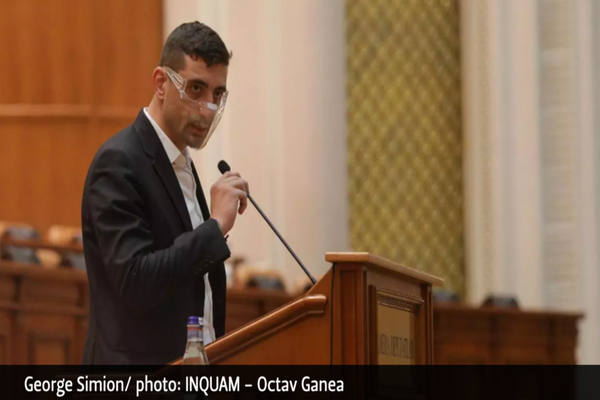 George Simion a făcut show în Parlament: ”Unde e Cîțu? Unde e micuțu? Îi este frică? Este jenat?”