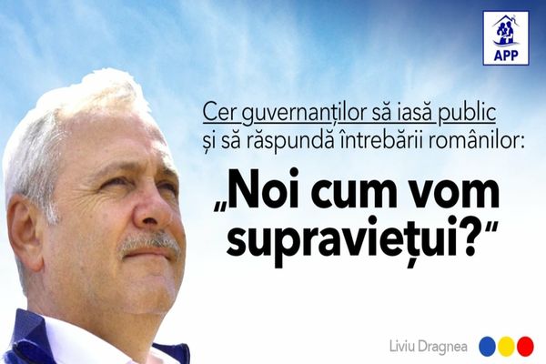 Liviu Dragnea: ”Guvernanții să explice unui bătrân cu 700 de lei pensie cum să supraviețuiască”