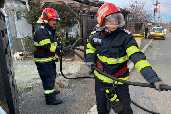 Incendiu casă în municipiul  Tulcea